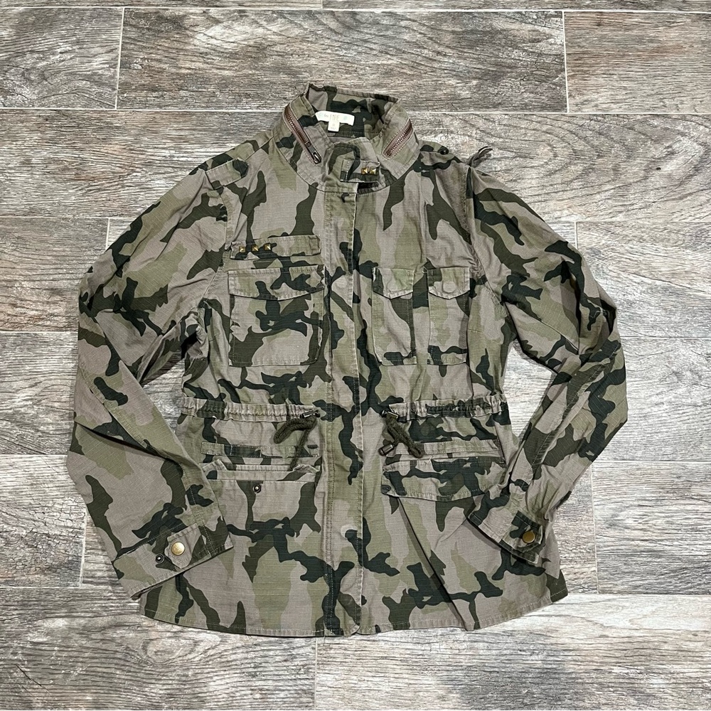 Camo Utility Jacket - Green & Olive